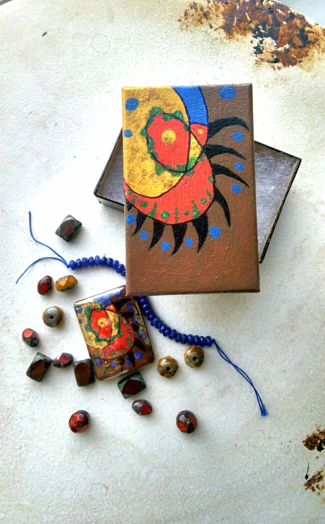 beads and box